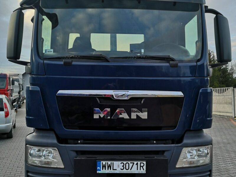 MAN TGS 26.320 Hakowiec Multilift 6x2 Oś Skrętna Tylko 216 Tys Km! Nowe Opony! Stan BARDZO DOBRY! Czołownica! Pojazd Specjalny!
