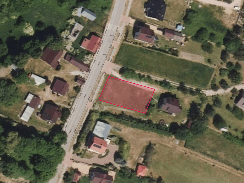 Działka 600m w Mielniku na Podlasiu