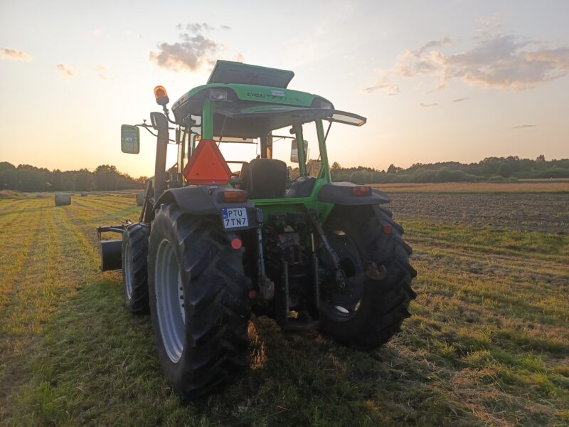 Deutz fahr Agroplus 95 4x4 z ładowaczem czołowym, pełzaki