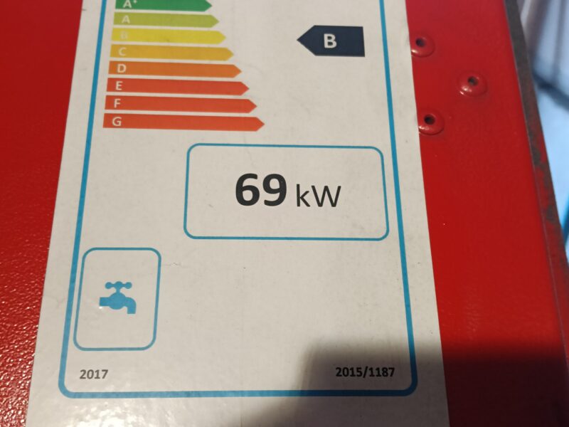 Piec heiztechnik 69 kw z podajnikiem na ekogroszek