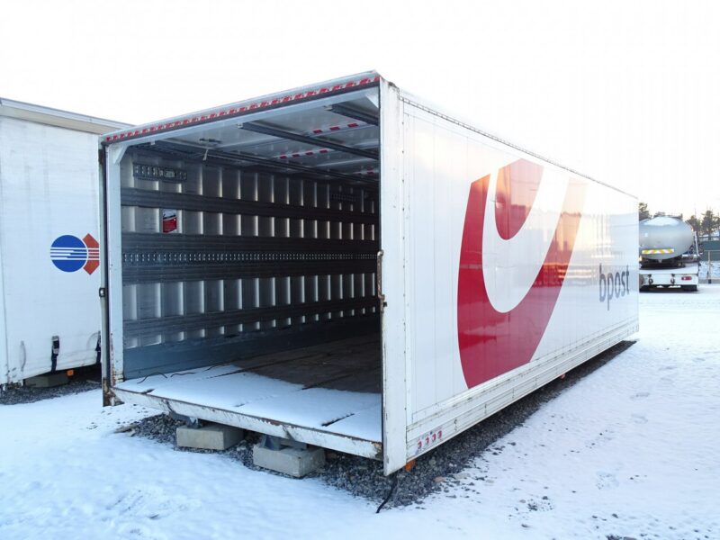 Inna Zabudowa Kontener Sprowadzona Aluminiowa zabudowa, Podramówka Ocynkowana, 6.65m dł. 2.48m sze. 1.80m