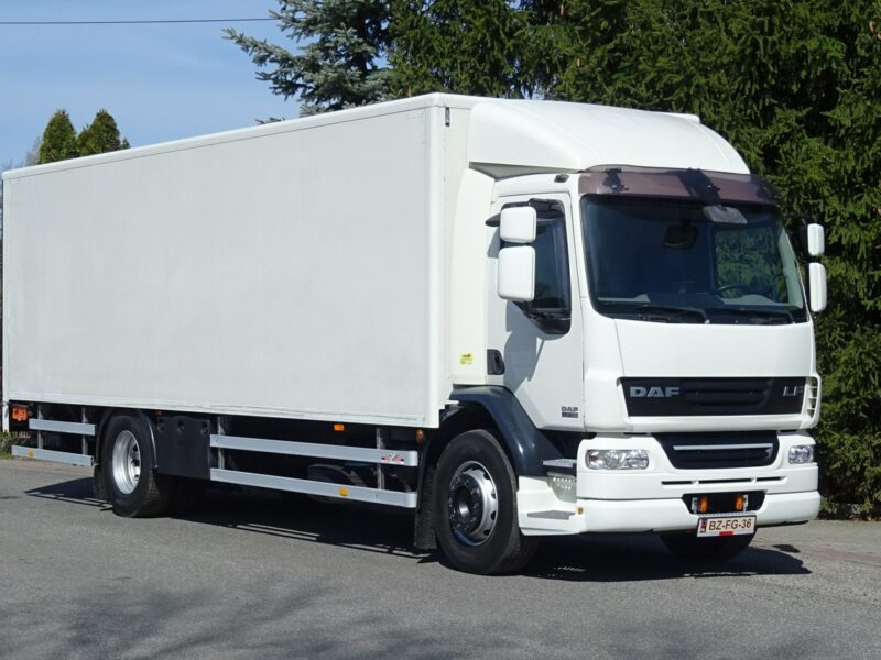 DAF LF 55.220 Euro 5 Kontener 20palet winda sprowadzony DAf LF 55.220 Euro 5 kontener 20 palet duża winda klapa Piękny, sprow
