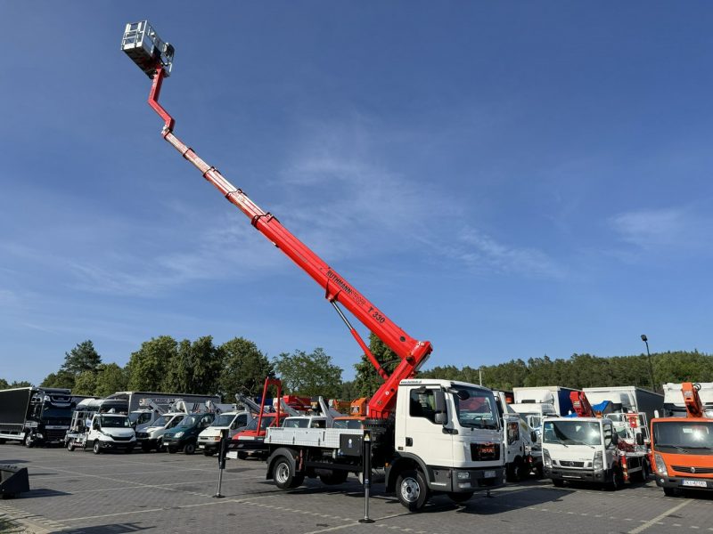 MAN TGL 7.150 Zwyżka Ruthmann T330 33-Metry DMC 7500KG 21m w Bok Jak Wumag GSR PALFINGER T300 Super Stan !!! P7