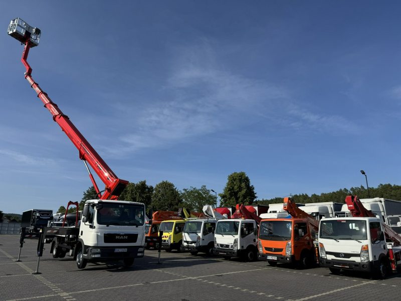 MAN TGL 7.150 Zwyżka Ruthmann T330 33-Metry DMC 7500KG 21m w Bok Jak Wumag GSR PALFINGER T300 Super Stan !!! P7