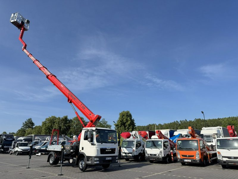 MAN TGL 7.150 Zwyżka Ruthmann T330 33-Metry DMC 7500KG 21m w Bok Jak Wumag GSR PALFINGER T300 Super Stan !!! P7
