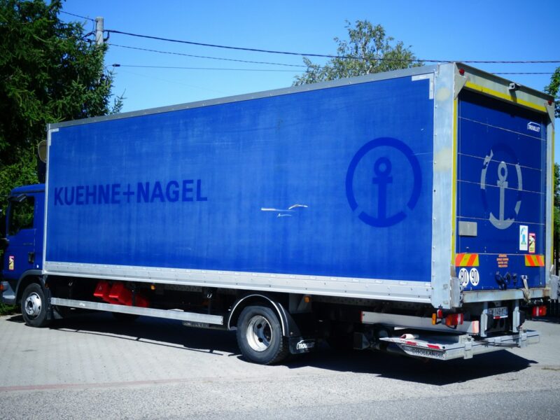 MAN TGL 12.220 Euro 6 Kontener 19 pal winda ocynk tylko 429 tys.km! MAN TGL 12.220 Euro 6 kontener z windą Sprowadzony, poduszki klima