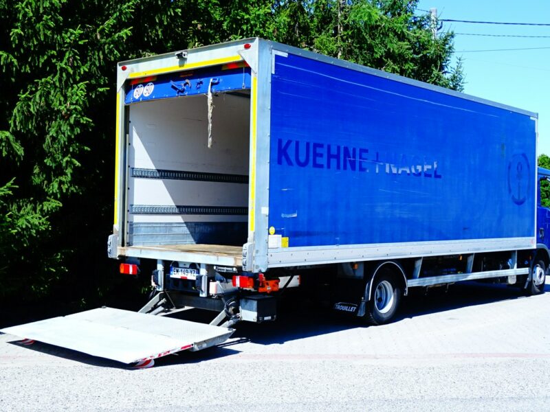 MAN TGL 12.220 Euro 6 Kontener 19 pal winda ocynk tylko 429 tys.km! MAN TGL 12.220 Euro 6 kontener z windą Sprowadzony, poduszki klima