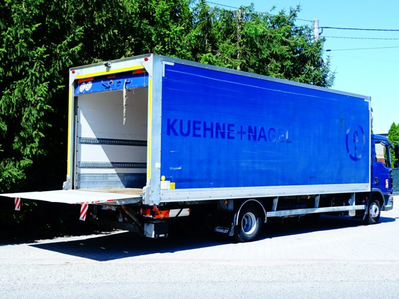MAN TGL 12.220 Euro 6 Kontener 19 pal winda ocynk tylko 429 tys.km! MAN TGL 12.220 Euro 6 kontener z windą Sprowadzony, poduszki klima