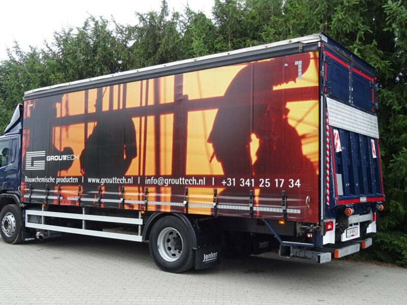 Scania P250 Euro 6 Firanka winda klapa poduszki sprowadzony Scania P 250 Euro 6 firanka winda klapa przebieg udokumentowany Sprowa