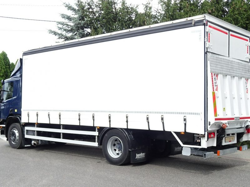 Scania P250 Euro 6 Firanka winda klapa poduszki sprowadzony Scania P 250 Euro 6 firanka winda klapa przebieg udokumentowany Sprowa