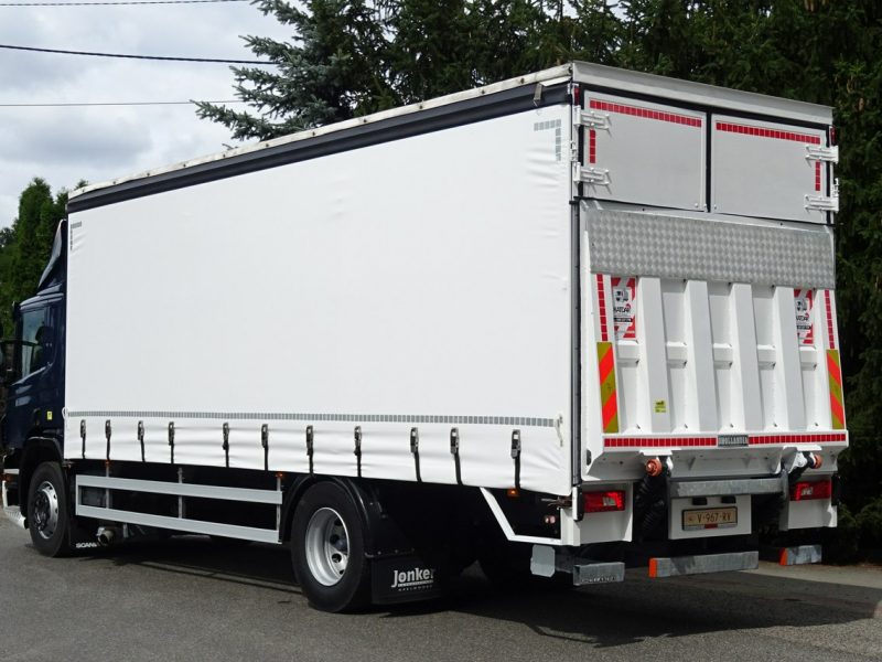 Scania P250 Euro 6 Firanka winda klapa poduszki sprowadzony Scania P 250 Euro 6 firanka winda klapa przebieg udokumentowany Sprowa