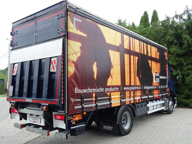 Scania P250 Euro 6 Firanka winda klapa poduszki sprowadzony Scania P 250 Euro 6 firanka winda klapa przebieg udokumentowany Sprowa