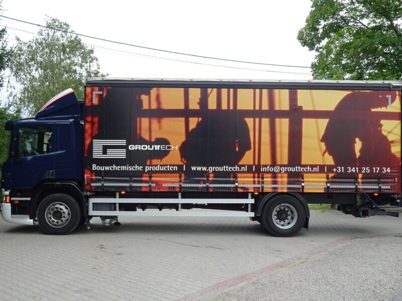 Scania P250 Euro 6 Firanka winda klapa poduszki sprowadzony Scania P 250 Euro 6 firanka winda klapa przebieg udokumentowany Sprowa