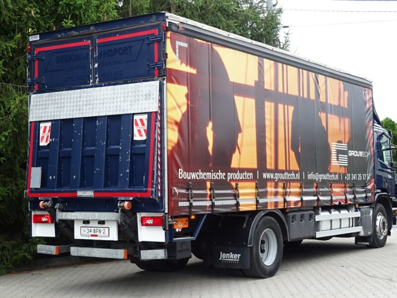 Scania P250 Euro 6 Firanka winda klapa poduszki sprowadzony Scania P 250 Euro 6 firanka winda klapa przebieg udokumentowany Sprowa
