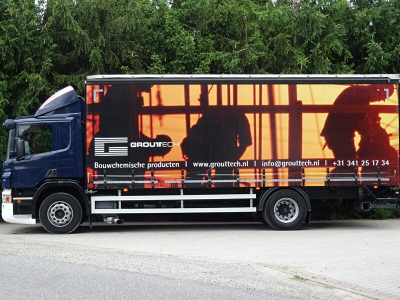 Scania P250 Euro 6 Firanka winda klapa poduszki sprowadzony Scania P 250 Euro 6 firanka winda klapa przebieg udokumentowany Sprowa