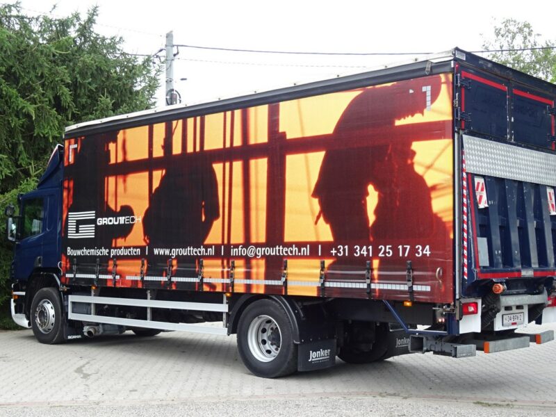Scania P250 Euro 6 Firanka winda klapa poduszki sprowadzony Scania P 250 Euro 6 firanka winda klapa przebieg udokumentowany Sprowa