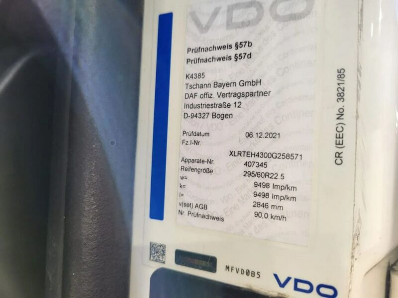DAF XF480 Retarder, KLIMA postojowa szyberdach, 2 zbiorniki, LOWDECK, MEGA