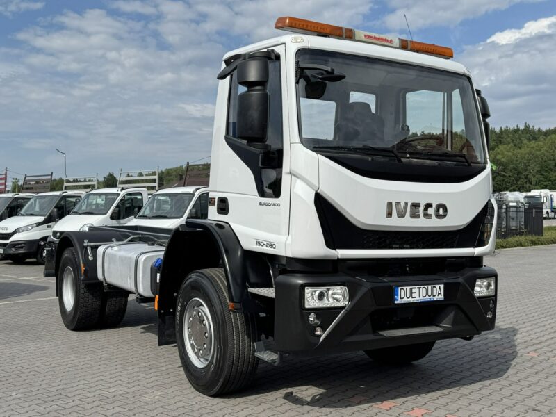 Iveco Eurocargo 150-280 Rama 550cm Napęd 4x4 Reduktor + Blokady Do zabudowy Super Stan UNIKAT (nie Trakker) !!!