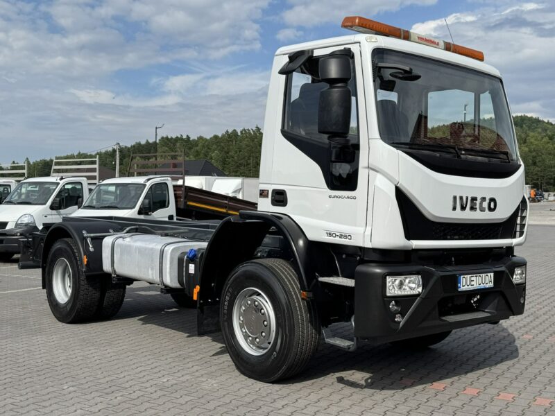 Iveco Eurocargo 150-280 Rama 550cm Napęd 4x4 Reduktor + Blokady Do zabudowy Super Stan UNIKAT (nie Trakker) !!!