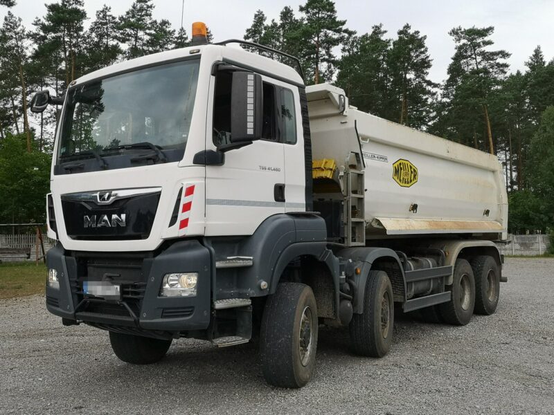MAN TGS 41.460 MEILLER KIPPER 8x6 Manual 89-Tys. Km!! Salon Polska! Jeden Właściciel! Bardzo Niski Przebieg! Super Stan!