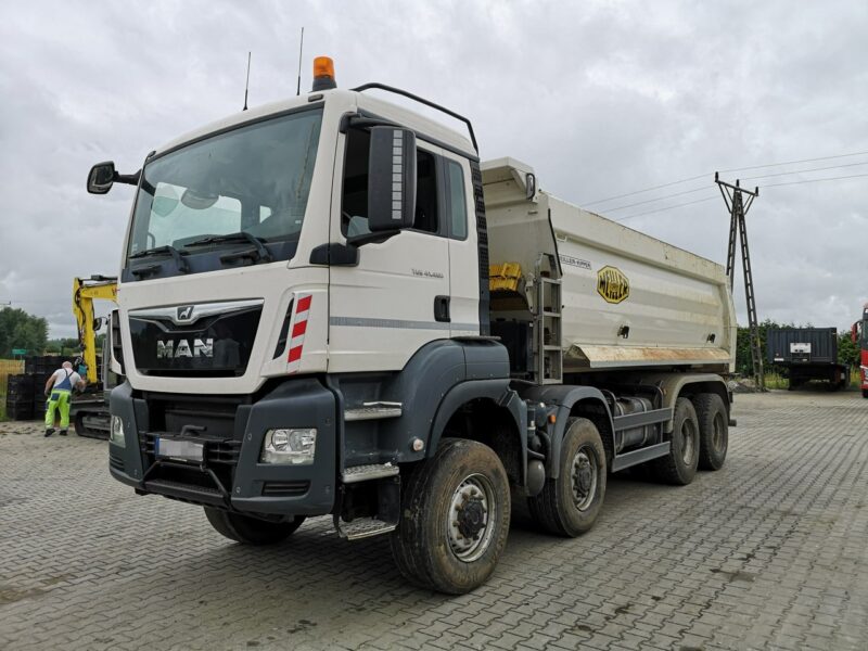 MAN TGS 41.460 MEILLER KIPPER 8x6 Manual 89-Tys. Km!! Salon Polska! Jeden Właściciel! Bardzo Niski Przebieg! Super Stan!