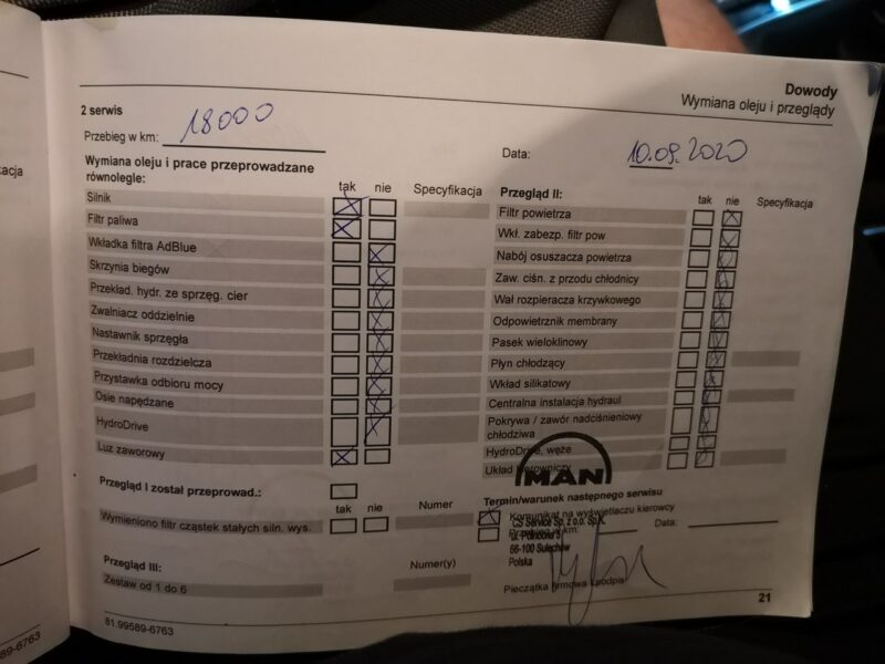 MAN TGS 41.460 MEILLER KIPPER 8x6 Manual 89-Tys. Km!! Salon Polska! Jeden Właściciel! Bardzo Niski Przebieg! Super Stan!