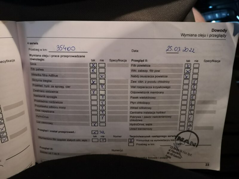 MAN TGS 41.460 MEILLER KIPPER 8x6 Manual 89-Tys. Km!! Salon Polska! Jeden Właściciel! Bardzo Niski Przebieg! Super Stan!