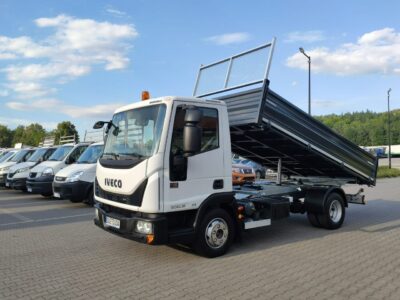 Iveco Eurocargo 80EL18 E5 Super Stan UNIKAT !!! Blokada Mostu Nowa zabudowa Wywrot 3-stronny tył Resor !!!
