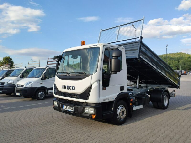 Iveco Eurocargo 80EL18 E5 Super Stan UNIKAT !!! Blokada Mostu Nowa zabudowa Wywrot 3-stronny tył Resor !!!