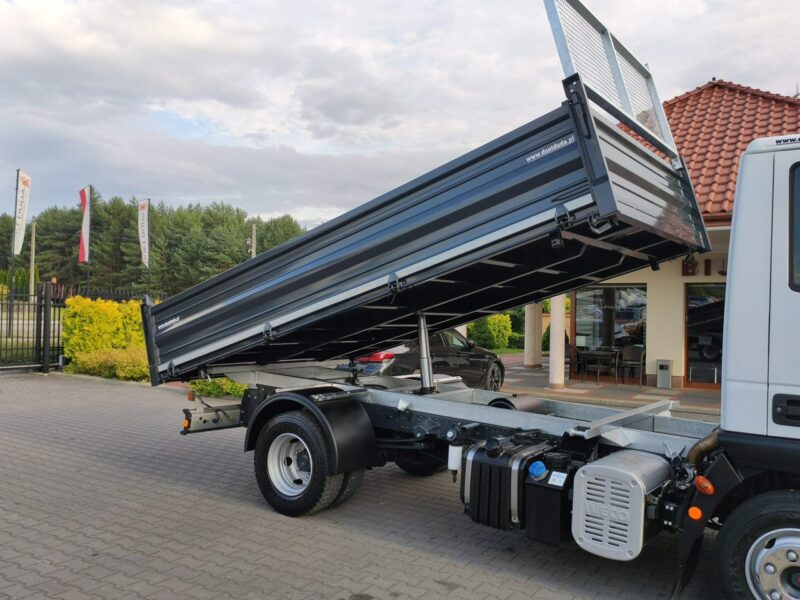 Iveco Eurocargo 80EL18 E5 Super Stan UNIKAT !!! Blokada Mostu Nowa zabudowa Wywrot 3-stronny tył Resor !!!