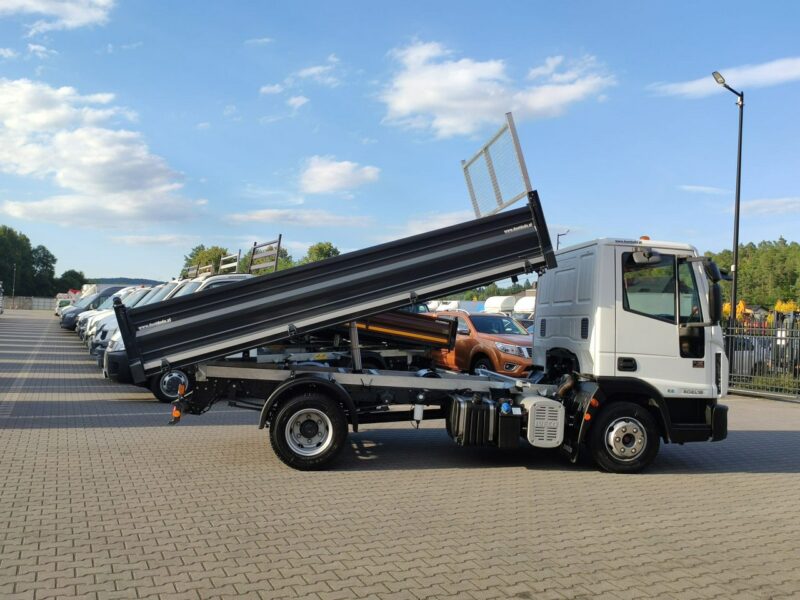 Iveco Eurocargo 80EL18 E5 Super Stan UNIKAT !!! Blokada Mostu Nowa zabudowa Wywrot 3-stronny tył Resor !!!