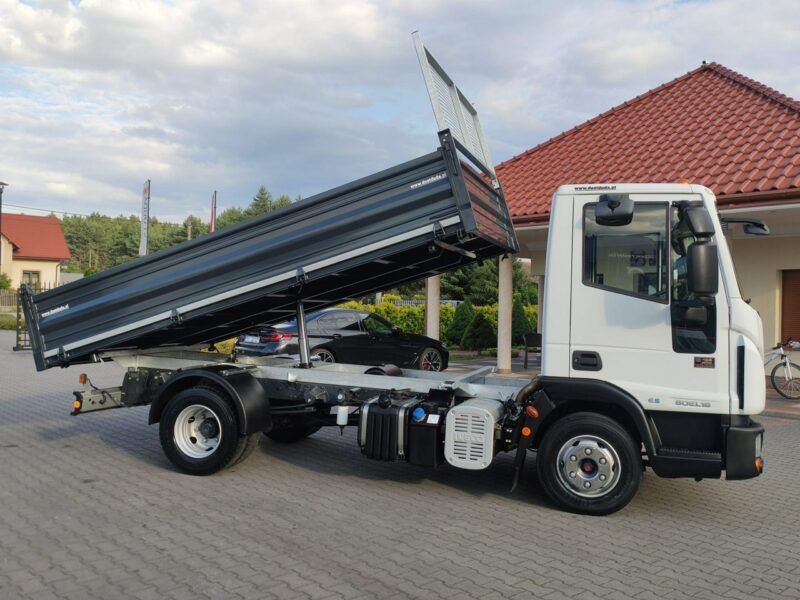 Iveco Eurocargo 80EL18 E5 Super Stan UNIKAT !!! Blokada Mostu Nowa zabudowa Wywrot 3-stronny tył Resor !!!