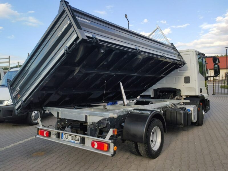 Iveco Eurocargo 80EL18 E5 Super Stan UNIKAT !!! Blokada Mostu Nowa zabudowa Wywrot 3-stronny tył Resor !!!