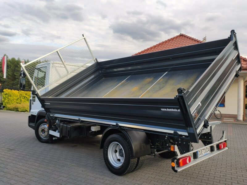 Iveco Eurocargo 80EL18 E5 Super Stan UNIKAT !!! Blokada Mostu Nowa zabudowa Wywrot 3-stronny tył Resor !!!