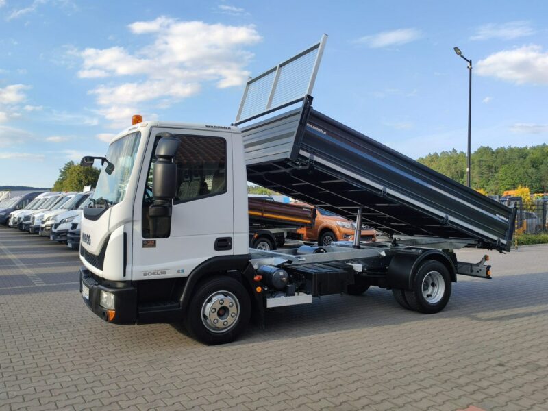 Iveco Eurocargo 80EL18 E5 Super Stan UNIKAT !!! Blokada Mostu Nowa zabudowa Wywrot 3-stronny tył Resor !!!