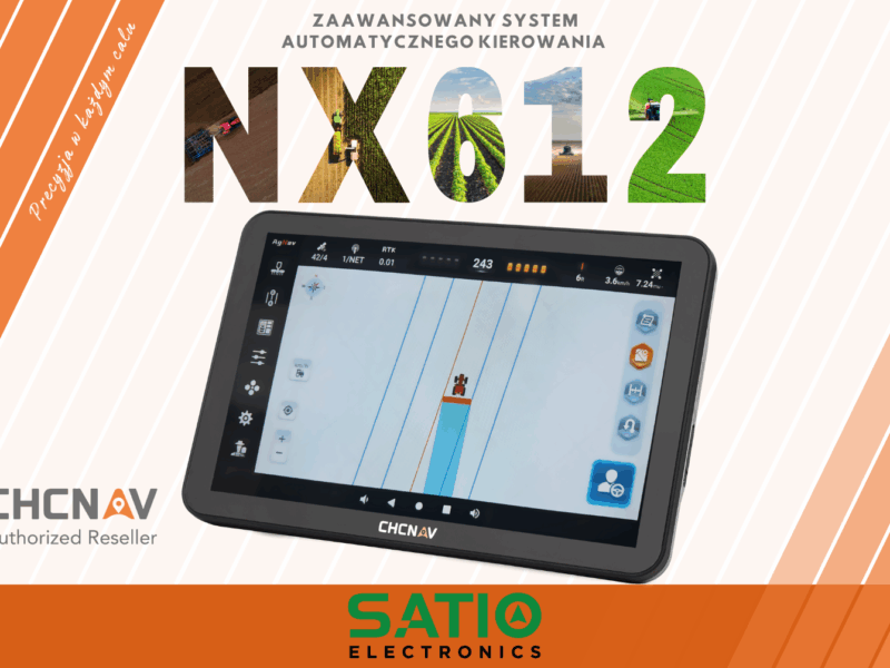 Nawigacja rolnicza CHCNAV NX612 | ISOBUS| RTK 2,5 cm | KONTROLA SEKCJI