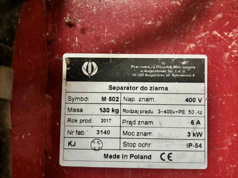 Separator do ziarna Pom Augustów