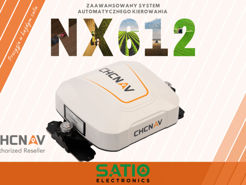 Nawigacja rolnicza CHCNAV NX612 | ISOBUS| RTK 2,5 cm | KONTROLA SEKCJI