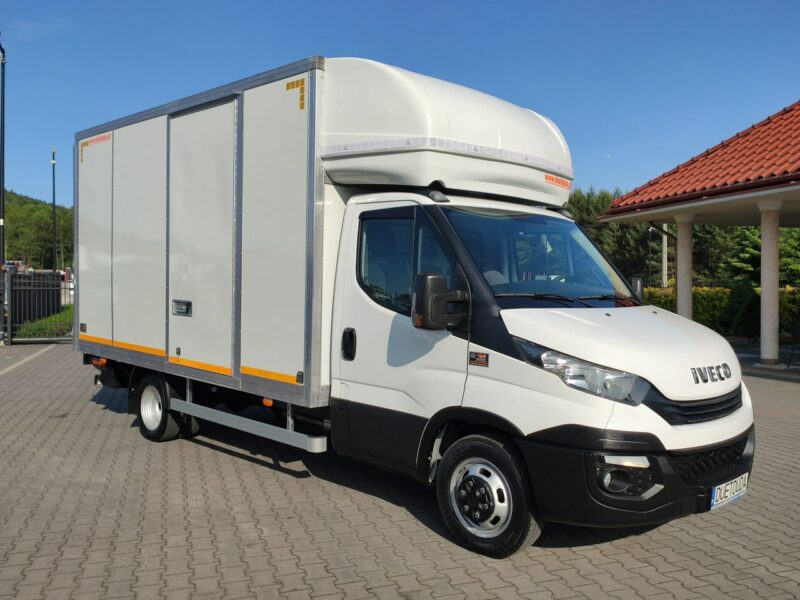 Iveco Daily 35C14 Hi-Matic Do 3,5tony Kontener8-Palet Winda Drzwi Boczne Grudzień 2019r