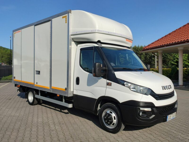 Iveco Daily 35C14 Hi-Matic Do 3,5tony Kontener8-Palet Winda Drzwi Boczne Grudzień 2019r