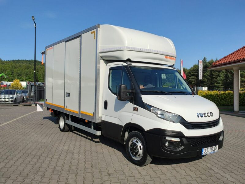 Iveco Daily 35C14 Hi-Matic Do 3,5tony Kontener8-Palet Winda Drzwi Boczne Grudzień 2019r
