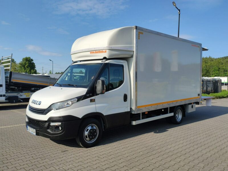 Iveco Daily 35C14 Hi-Matic Do 3,5tony Kontener8-Palet Winda Drzwi Boczne Grudzień 2019r