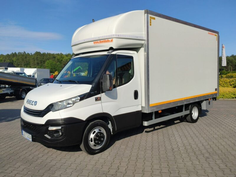 Iveco Daily 35C14 Hi-Matic Do 3,5tony Kontener8-Palet Winda Drzwi Boczne Grudzień 2019r