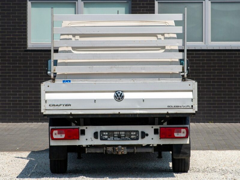 Volkswagen Crafter DOKA 7-OSÓB 180 KM Hak Salon Polska Skrzynia 2,70 m Historia Serwisowa