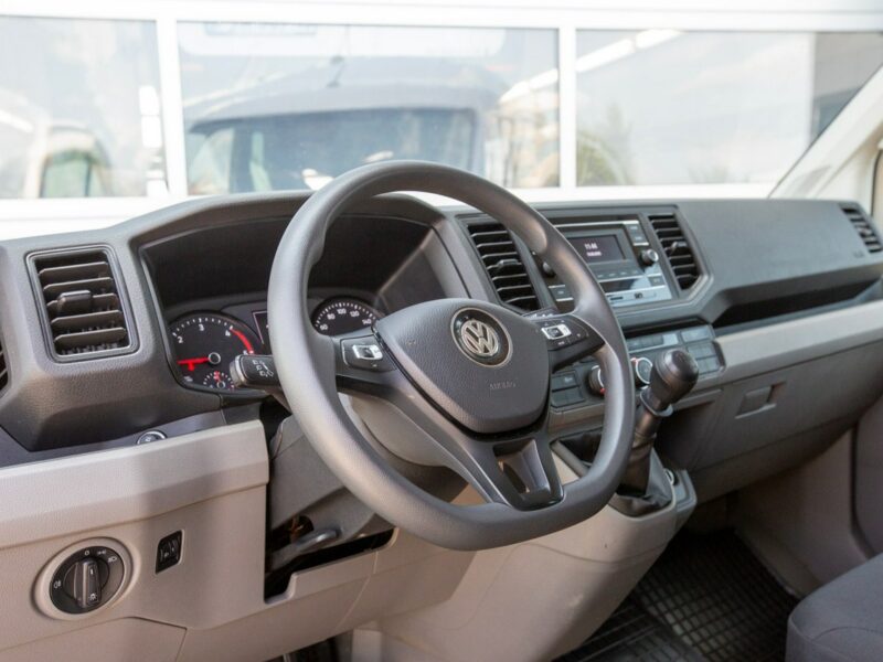 Volkswagen Crafter DOKA 7-OSÓB 180 KM Hak Salon Polska Skrzynia 2,70 m Historia Serwisowa