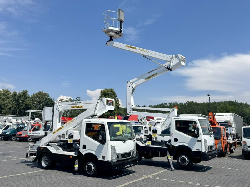 Nissan Cabstar Podnośnik Koszowy 20m Palfinger P200 A Smart Zwyżka UDT Wumag GSR