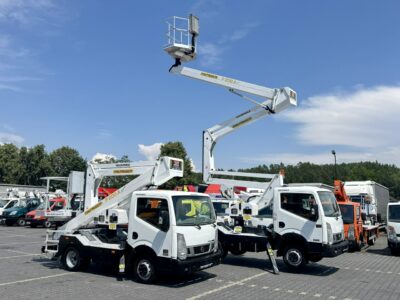 Nissan Cabstar Podnośnik Koszowy 20m Palfinger P200 A Smart Zwyżka UDT Wumag GSR