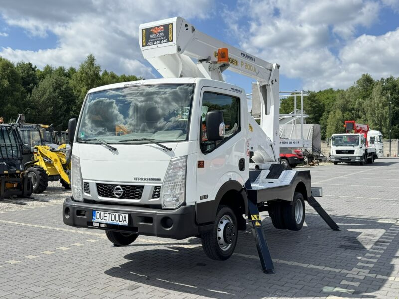 Nissan Cabstar Podnośnik Koszowy 20m Palfinger P200 A Smart Zwyżka UDT Wumag GSR
