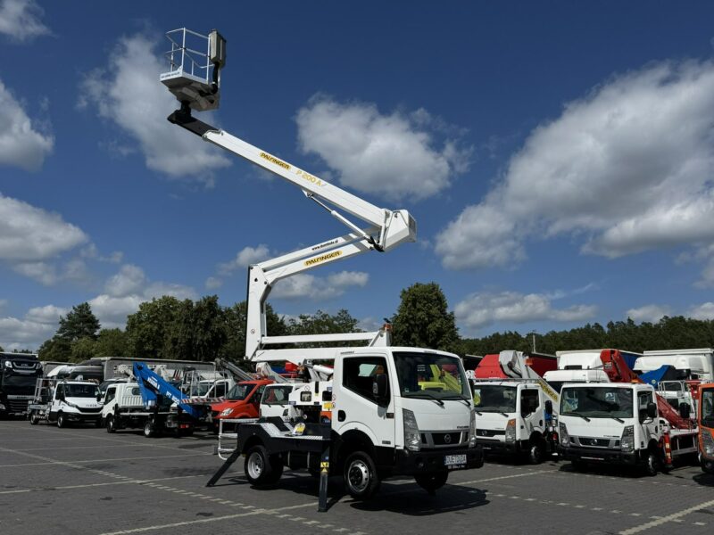Nissan Cabstar Podnośnik Koszowy 20m Palfinger P200 A Smart Zwyżka UDT Wumag GSR