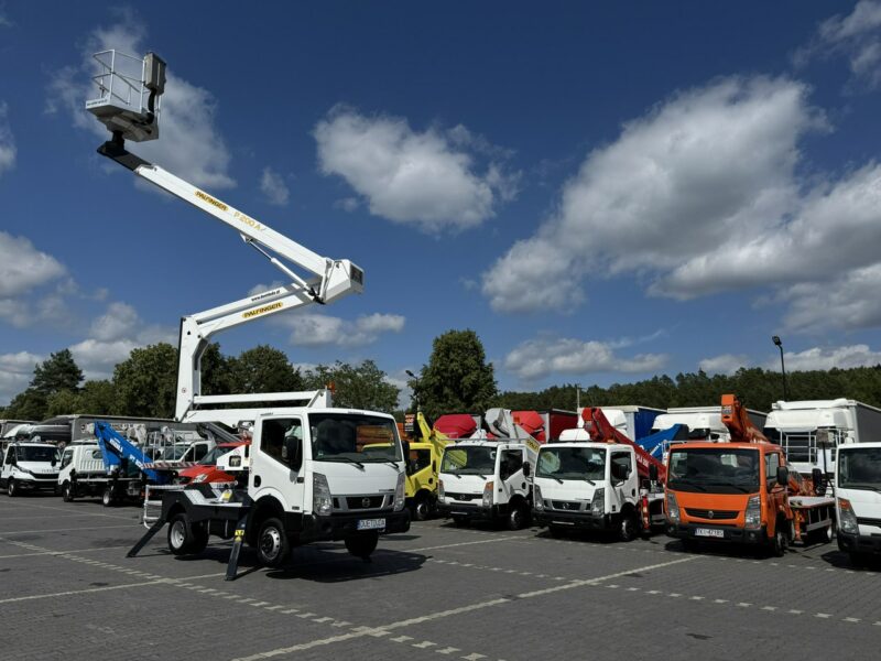 Nissan Cabstar Podnośnik Koszowy 20m Palfinger P200 A Smart Zwyżka UDT Wumag GSR